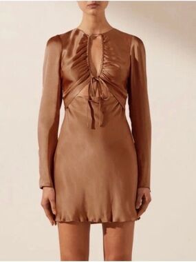 shona joy luna bustier mini dress Designer